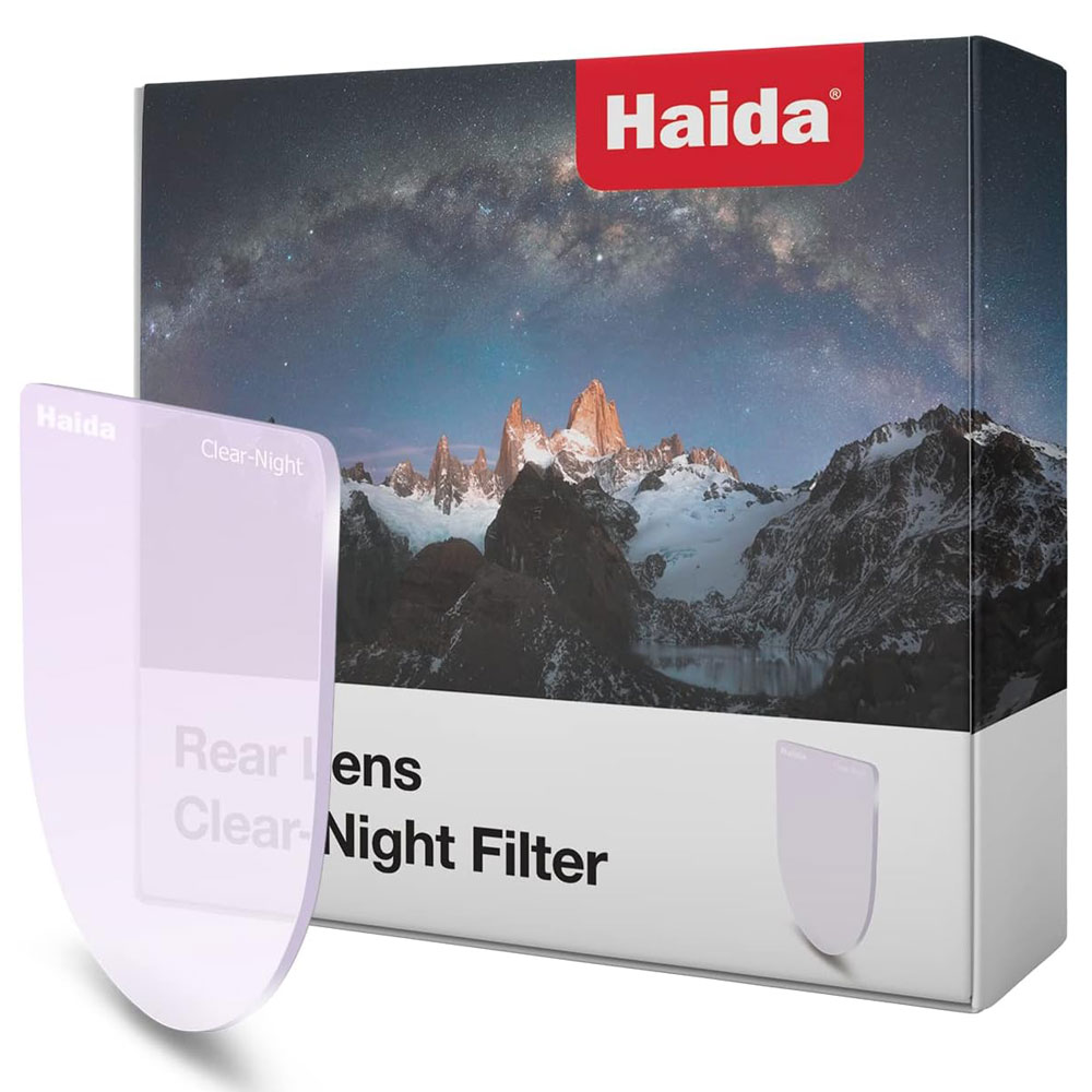 Haida rear lens clear night filter for canon ef lenses with box.