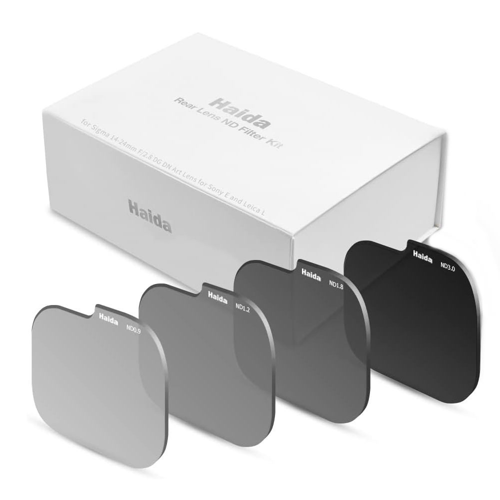 Haida rear lens nd filter kit for sigma lenses with sony e mount leica l mount filters with box.