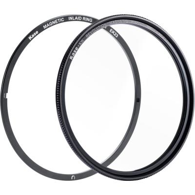 Kase 49mm Revolution Plus magnetic R-MCUV filter with magnetic adapter ring.