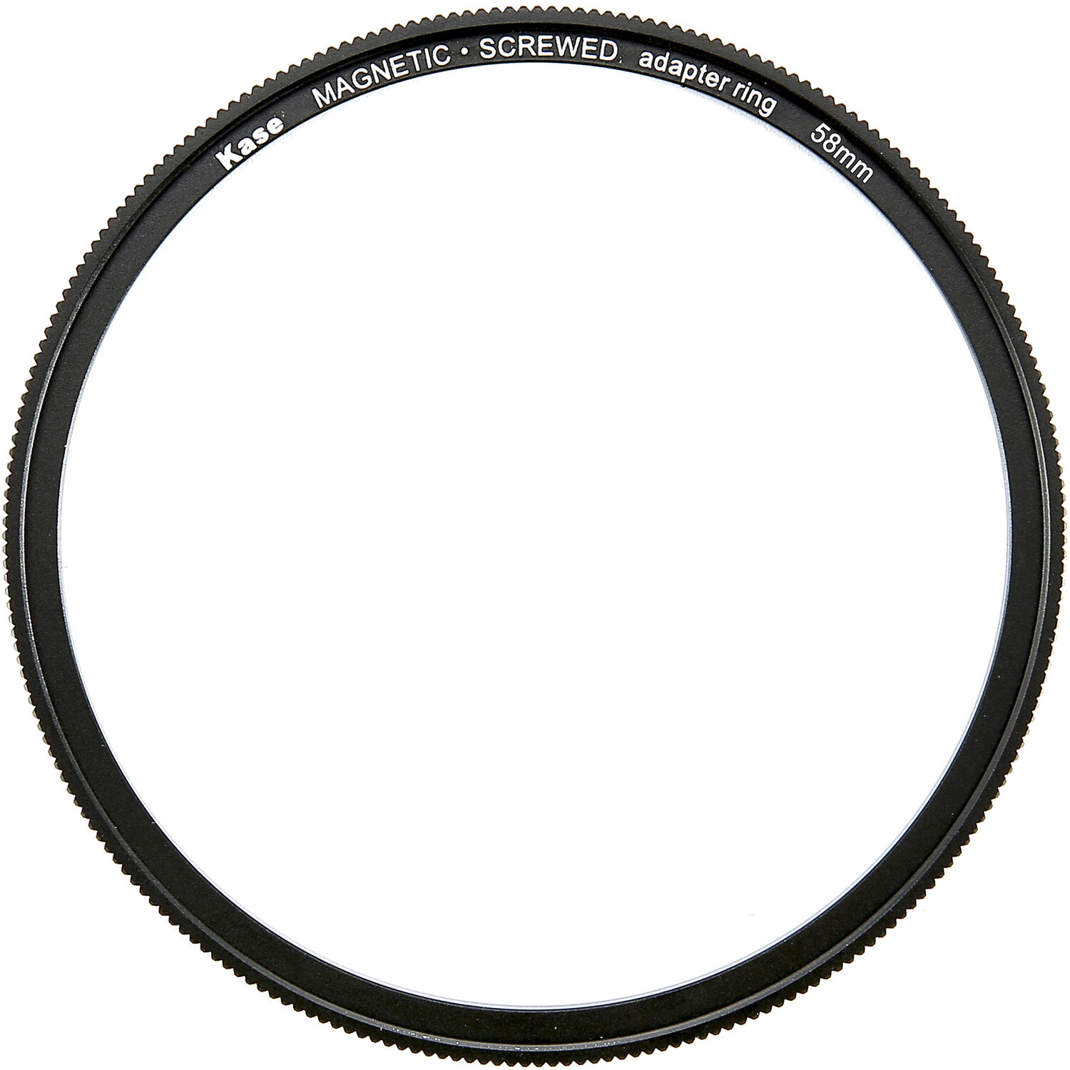 Kase 58mm magnetic converter ring for threaded filters.