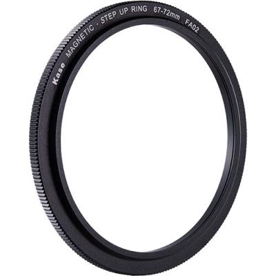 Kase Revolution 67-72mm magnetic step up ring.