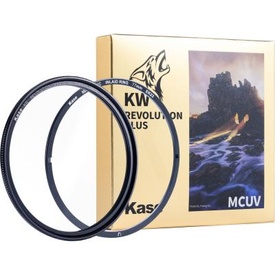 Kase 77mm Revolution Plus magnetic R-MCUV filter with adapter ring and box.