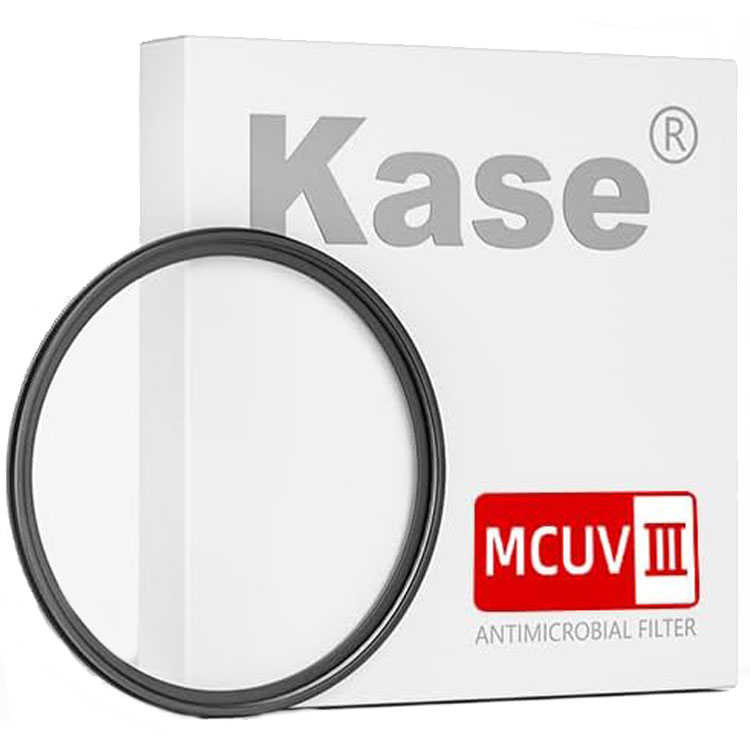 Kase smp mcuv iii screw-in uv filter with box.
