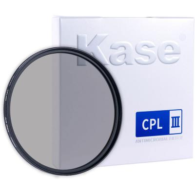 Kase smp cpl iii screw-in circular polarizer filter with box.