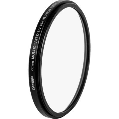 Tiffen 77mm multicoated uv protection filter.